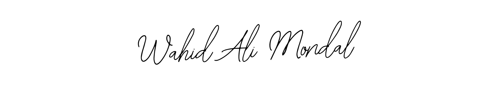 Wahid Ali Mondal stylish signature style. Best Handwritten Sign (Bearetta-2O07w) for my name. Handwritten Signature Collection Ideas for my name Wahid Ali Mondal. Wahid Ali Mondal signature style 12 images and pictures png