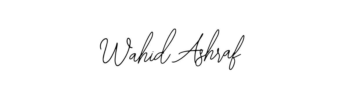 This is the best signature style for the Wahid Ashraf name. Also you like these signature font (Bearetta-2O07w). Mix name signature. Wahid Ashraf signature style 12 images and pictures png