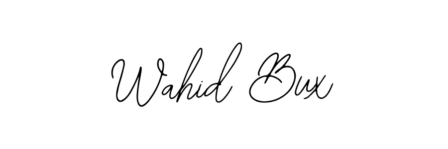 Also we have Wahid Bux name is the best signature style. Create professional handwritten signature collection using Bearetta-2O07w autograph style. Wahid Bux signature style 12 images and pictures png