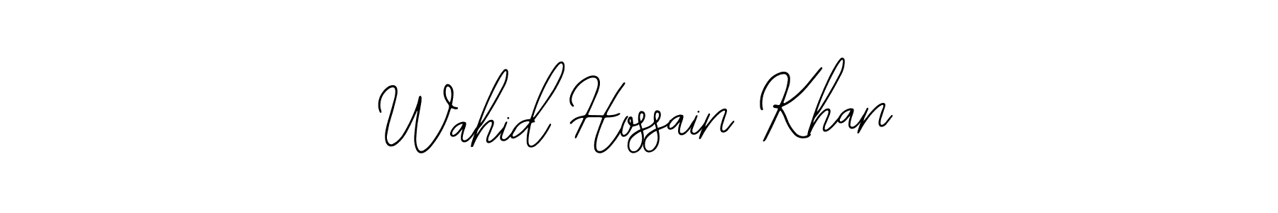 if you are searching for the best signature style for your name Wahid Hossain Khan. so please give up your signature search. here we have designed multiple signature styles  using Bearetta-2O07w. Wahid Hossain Khan signature style 12 images and pictures png