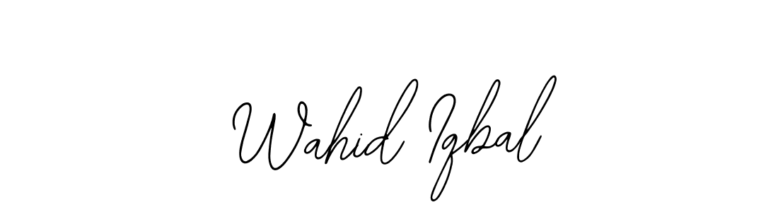 Use a signature maker to create a handwritten signature online. With this signature software, you can design (Bearetta-2O07w) your own signature for name Wahid Iqbal. Wahid Iqbal signature style 12 images and pictures png