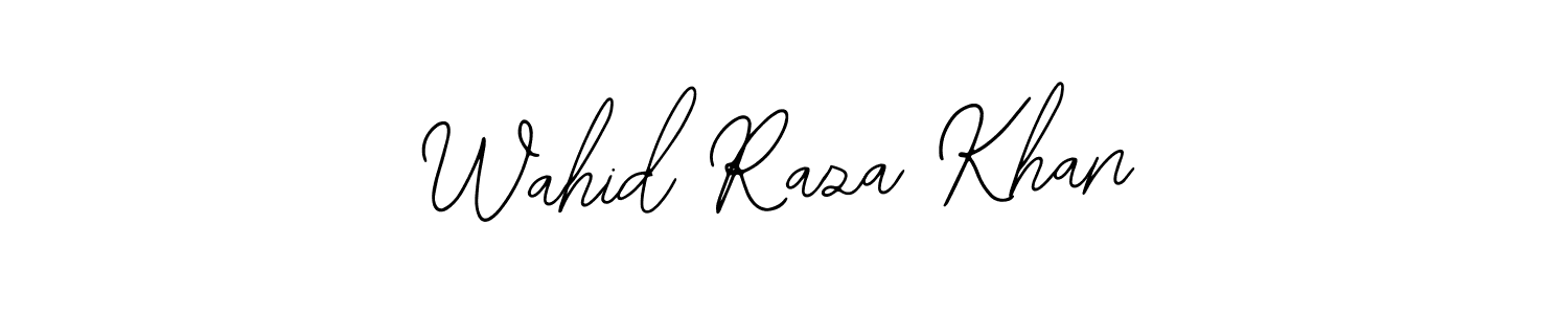 Also we have Wahid Raza Khan name is the best signature style. Create professional handwritten signature collection using Bearetta-2O07w autograph style. Wahid Raza Khan signature style 12 images and pictures png
