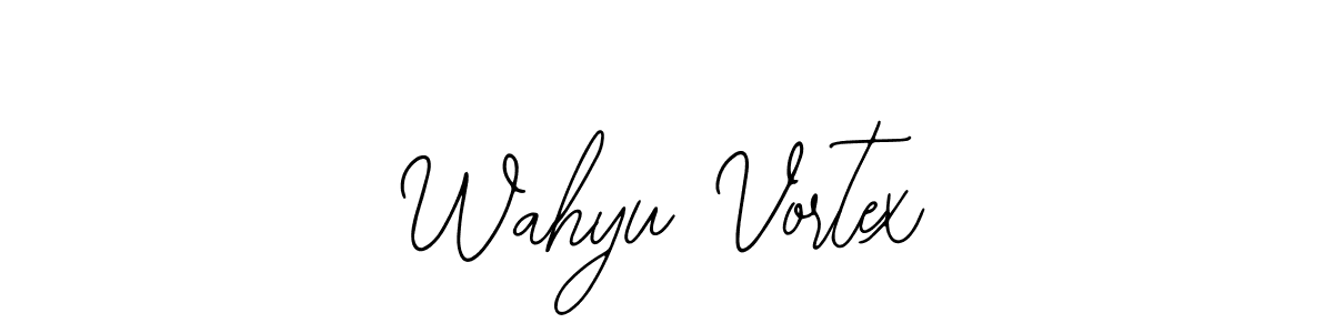 How to make Wahyu Vortex signature? Bearetta-2O07w is a professional autograph style. Create handwritten signature for Wahyu Vortex name. Wahyu Vortex signature style 12 images and pictures png