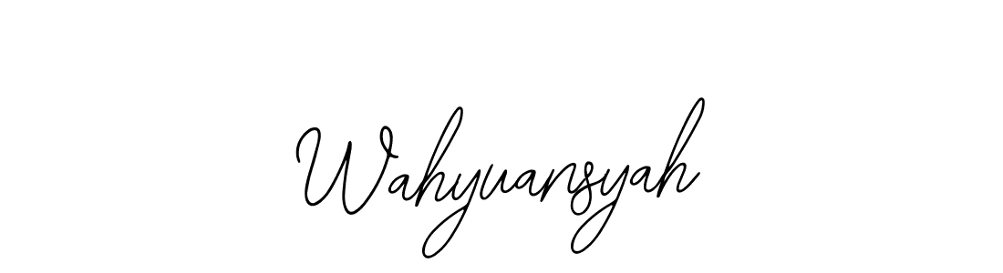 Wahyuansyah stylish signature style. Best Handwritten Sign (Bearetta-2O07w) for my name. Handwritten Signature Collection Ideas for my name Wahyuansyah. Wahyuansyah signature style 12 images and pictures png