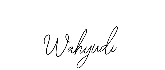 Similarly Bearetta-2O07w is the best handwritten signature design. Signature creator online .You can use it as an online autograph creator for name Wahyudi. Wahyudi signature style 12 images and pictures png