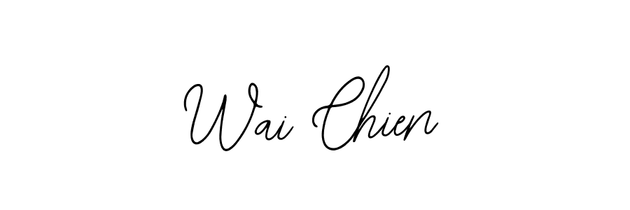 Use a signature maker to create a handwritten signature online. With this signature software, you can design (Bearetta-2O07w) your own signature for name Wai Chien. Wai Chien signature style 12 images and pictures png