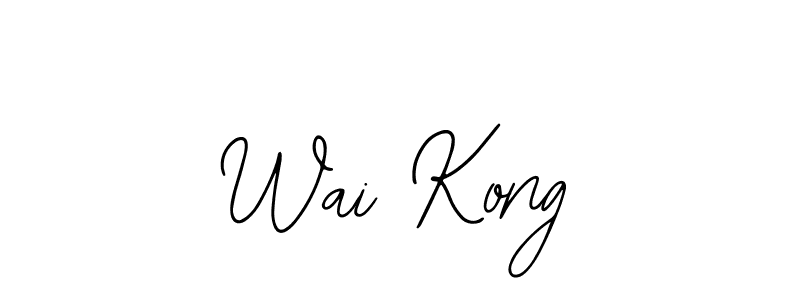 Make a beautiful signature design for name Wai Kong. With this signature (Bearetta-2O07w) style, you can create a handwritten signature for free. Wai Kong signature style 12 images and pictures png