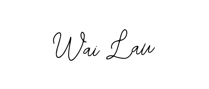 Also You can easily find your signature by using the search form. We will create Wai Lau name handwritten signature images for you free of cost using Bearetta-2O07w sign style. Wai Lau signature style 12 images and pictures png