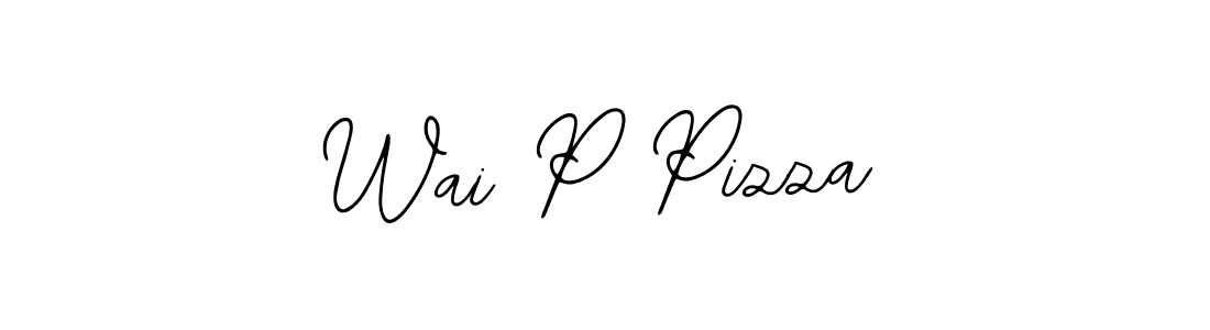 if you are searching for the best signature style for your name Wai P Pizza. so please give up your signature search. here we have designed multiple signature styles  using Bearetta-2O07w. Wai P Pizza signature style 12 images and pictures png