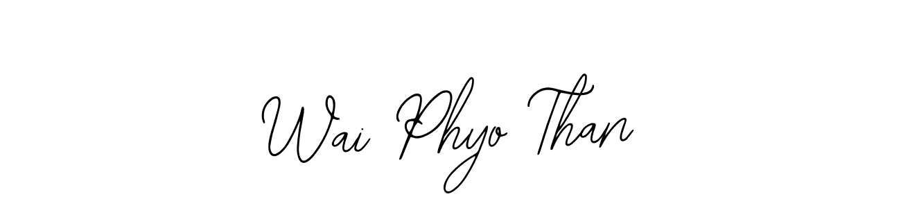 Make a beautiful signature design for name Wai Phyo Than. With this signature (Bearetta-2O07w) style, you can create a handwritten signature for free. Wai Phyo Than signature style 12 images and pictures png