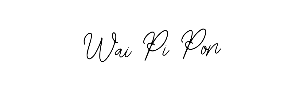 This is the best signature style for the Wai Pi Pon name. Also you like these signature font (Bearetta-2O07w). Mix name signature. Wai Pi Pon signature style 12 images and pictures png