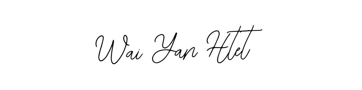 How to make Wai Yan Htet signature? Bearetta-2O07w is a professional autograph style. Create handwritten signature for Wai Yan Htet name. Wai Yan Htet signature style 12 images and pictures png