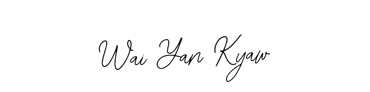 Here are the top 10 professional signature styles for the name Wai Yan Kyaw. These are the best autograph styles you can use for your name. Wai Yan Kyaw signature style 12 images and pictures png