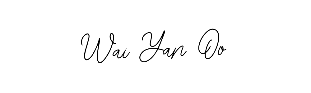 if you are searching for the best signature style for your name Wai Yan Oo. so please give up your signature search. here we have designed multiple signature styles  using Bearetta-2O07w. Wai Yan Oo signature style 12 images and pictures png