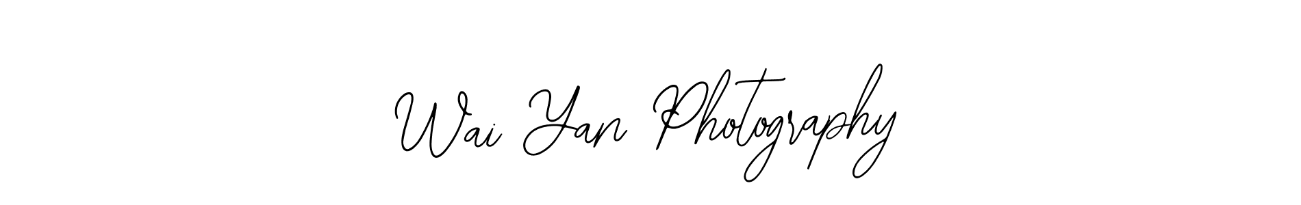 Create a beautiful signature design for name Wai Yan Photography. With this signature (Bearetta-2O07w) fonts, you can make a handwritten signature for free. Wai Yan Photography signature style 12 images and pictures png