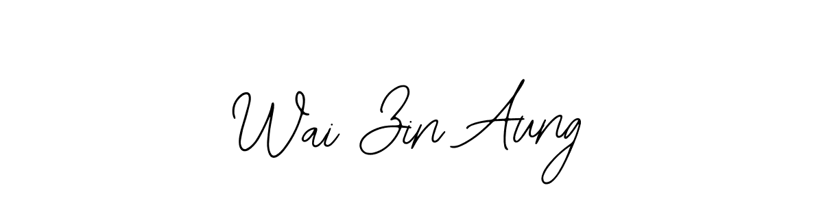 Wai Zin Aung stylish signature style. Best Handwritten Sign (Bearetta-2O07w) for my name. Handwritten Signature Collection Ideas for my name Wai Zin Aung. Wai Zin Aung signature style 12 images and pictures png