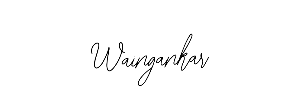 Best and Professional Signature Style for Waingankar. Bearetta-2O07w Best Signature Style Collection. Waingankar signature style 12 images and pictures png