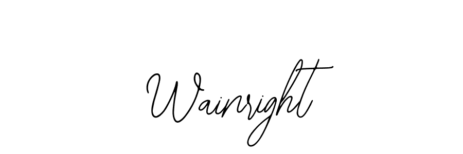 Make a beautiful signature design for name Wainright. Use this online signature maker to create a handwritten signature for free. Wainright signature style 12 images and pictures png