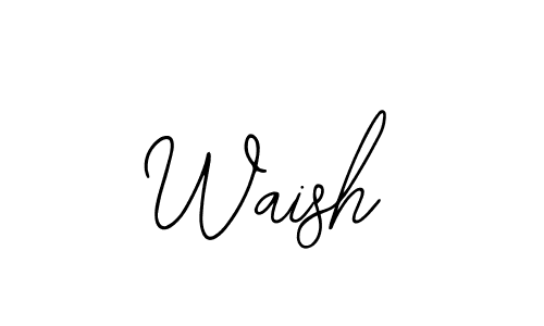 This is the best signature style for the Waish name. Also you like these signature font (Bearetta-2O07w). Mix name signature. Waish signature style 12 images and pictures png