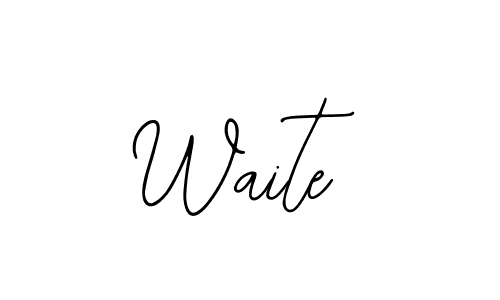 Make a beautiful signature design for name Waite. Use this online signature maker to create a handwritten signature for free. Waite signature style 12 images and pictures png