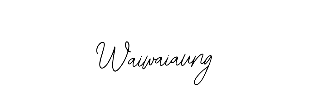 Best and Professional Signature Style for Waiwaiaung. Bearetta-2O07w Best Signature Style Collection. Waiwaiaung signature style 12 images and pictures png