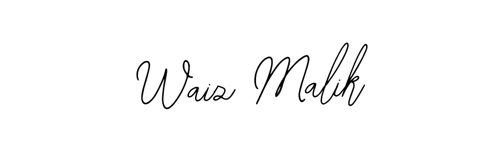 Also we have Waiz Malik name is the best signature style. Create professional handwritten signature collection using Bearetta-2O07w autograph style. Waiz Malik signature style 12 images and pictures png
