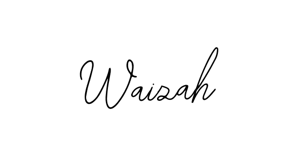 Make a beautiful signature design for name Waizah. Use this online signature maker to create a handwritten signature for free. Waizah signature style 12 images and pictures png