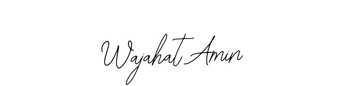 Make a beautiful signature design for name Wajahat Amin. With this signature (Bearetta-2O07w) style, you can create a handwritten signature for free. Wajahat Amin signature style 12 images and pictures png