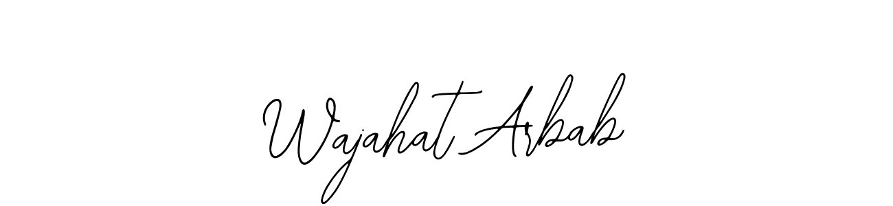 This is the best signature style for the Wajahat Arbab name. Also you like these signature font (Bearetta-2O07w). Mix name signature. Wajahat Arbab signature style 12 images and pictures png