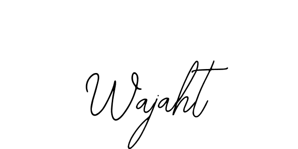 Use a signature maker to create a handwritten signature online. With this signature software, you can design (Bearetta-2O07w) your own signature for name Wajaht. Wajaht signature style 12 images and pictures png