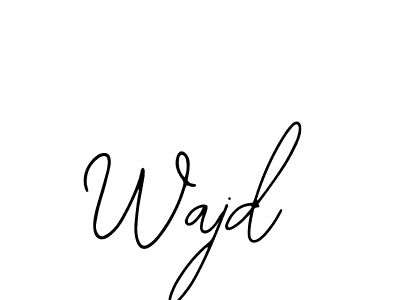 Also You can easily find your signature by using the search form. We will create Wajd name handwritten signature images for you free of cost using Bearetta-2O07w sign style. Wajd signature style 12 images and pictures png