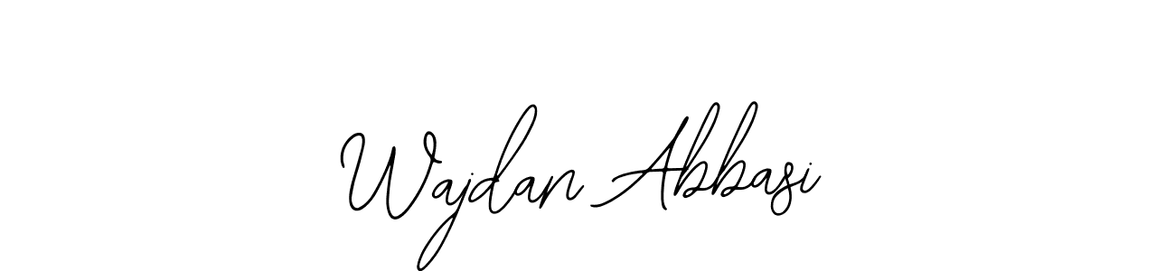 Design your own signature with our free online signature maker. With this signature software, you can create a handwritten (Bearetta-2O07w) signature for name Wajdan Abbasi. Wajdan Abbasi signature style 12 images and pictures png