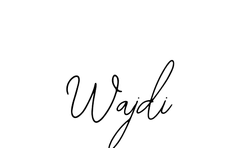 Also we have Wajdi name is the best signature style. Create professional handwritten signature collection using Bearetta-2O07w autograph style. Wajdi signature style 12 images and pictures png