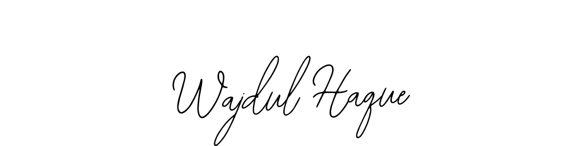 Here are the top 10 professional signature styles for the name Wajdul Haque. These are the best autograph styles you can use for your name. Wajdul Haque signature style 12 images and pictures png