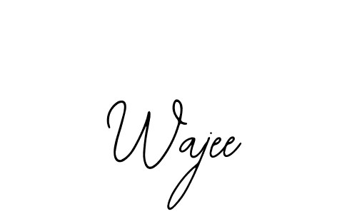 if you are searching for the best signature style for your name Wajee. so please give up your signature search. here we have designed multiple signature styles  using Bearetta-2O07w. Wajee signature style 12 images and pictures png