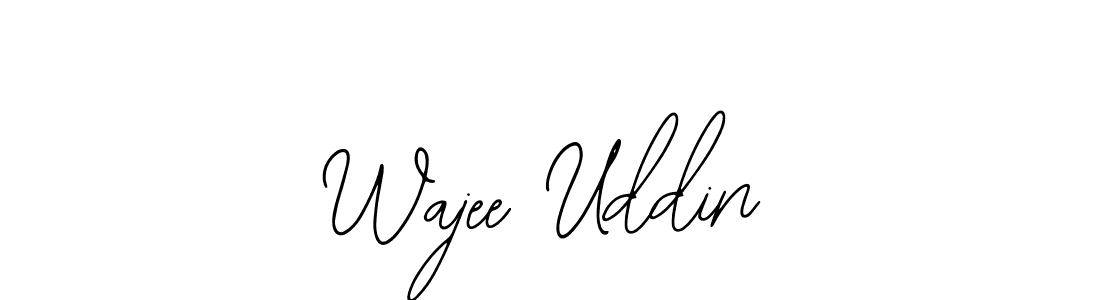 How to Draw Wajee Uddin signature style? Bearetta-2O07w is a latest design signature styles for name Wajee Uddin. Wajee Uddin signature style 12 images and pictures png