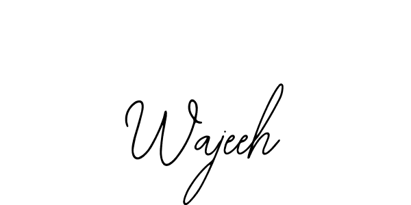 Make a beautiful signature design for name Wajeeh. With this signature (Bearetta-2O07w) style, you can create a handwritten signature for free. Wajeeh signature style 12 images and pictures png