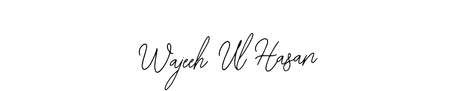 Make a beautiful signature design for name Wajeeh Ul Hasan. Use this online signature maker to create a handwritten signature for free. Wajeeh Ul Hasan signature style 12 images and pictures png