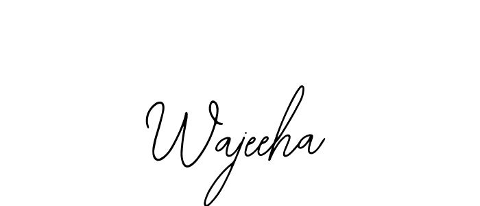 Make a beautiful signature design for name Wajeeha. Use this online signature maker to create a handwritten signature for free. Wajeeha signature style 12 images and pictures png
