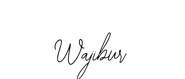 You should practise on your own different ways (Bearetta-2O07w) to write your name (Wajibur) in signature. don't let someone else do it for you. Wajibur signature style 12 images and pictures png