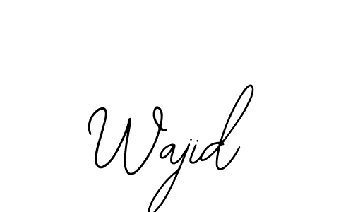 if you are searching for the best signature style for your name Wajid. so please give up your signature search. here we have designed multiple signature styles  using Bearetta-2O07w. Wajid signature style 12 images and pictures png