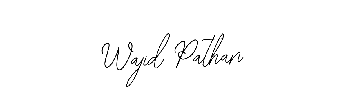 Design your own signature with our free online signature maker. With this signature software, you can create a handwritten (Bearetta-2O07w) signature for name Wajid Pathan. Wajid Pathan signature style 12 images and pictures png
