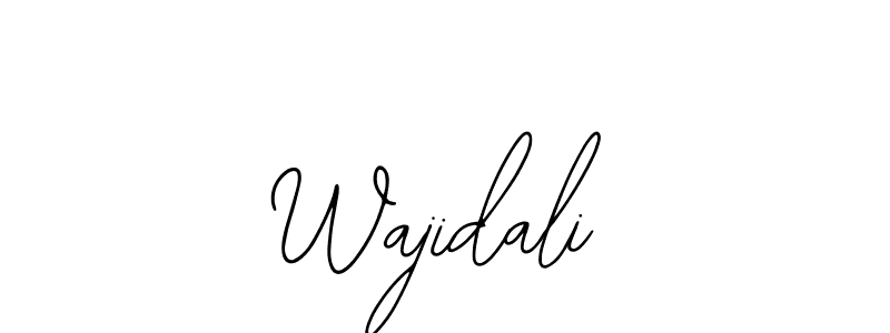 Also we have Wajidali name is the best signature style. Create professional handwritten signature collection using Bearetta-2O07w autograph style. Wajidali signature style 12 images and pictures png