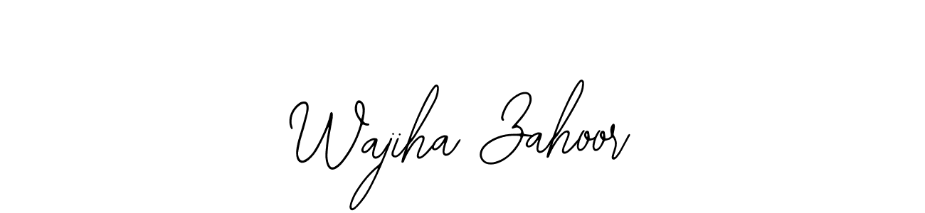 Create a beautiful signature design for name Wajiha Zahoor. With this signature (Bearetta-2O07w) fonts, you can make a handwritten signature for free. Wajiha Zahoor signature style 12 images and pictures png