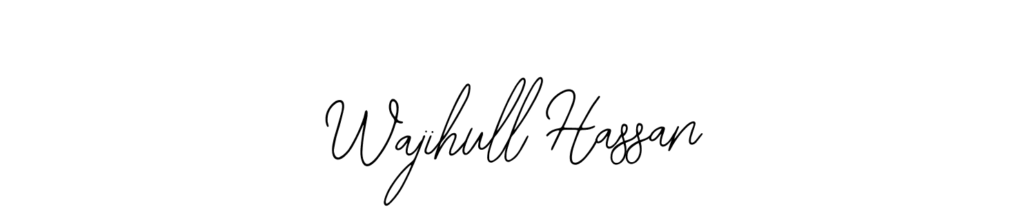 You can use this online signature creator to create a handwritten signature for the name Wajihull Hassan. This is the best online autograph maker. Wajihull Hassan signature style 12 images and pictures png