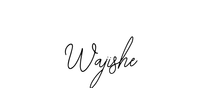 How to make Wajishe name signature. Use Bearetta-2O07w style for creating short signs online. This is the latest handwritten sign. Wajishe signature style 12 images and pictures png