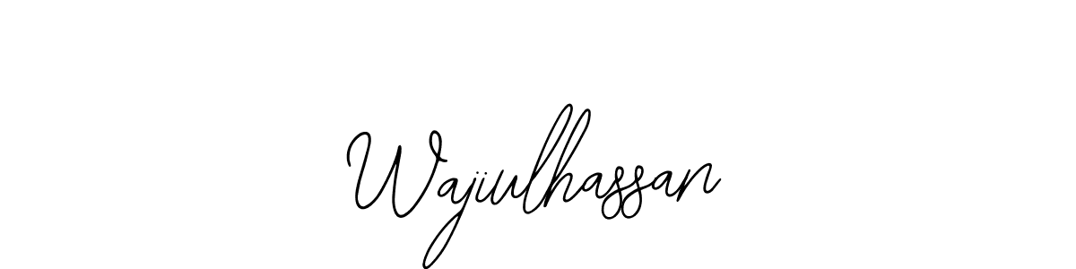 It looks lik you need a new signature style for name Wajiulhassan. Design unique handwritten (Bearetta-2O07w) signature with our free signature maker in just a few clicks. Wajiulhassan signature style 12 images and pictures png