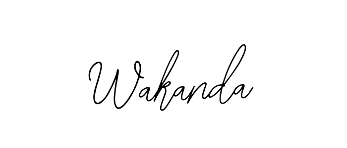 Make a beautiful signature design for name Wakanda. With this signature (Bearetta-2O07w) style, you can create a handwritten signature for free. Wakanda signature style 12 images and pictures png