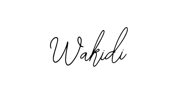 Bearetta-2O07w is a professional signature style that is perfect for those who want to add a touch of class to their signature. It is also a great choice for those who want to make their signature more unique. Get Wakidi name to fancy signature for free. Wakidi signature style 12 images and pictures png