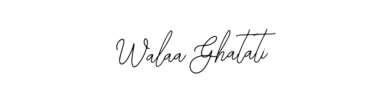Walaa Ghatati stylish signature style. Best Handwritten Sign (Bearetta-2O07w) for my name. Handwritten Signature Collection Ideas for my name Walaa Ghatati. Walaa Ghatati signature style 12 images and pictures png